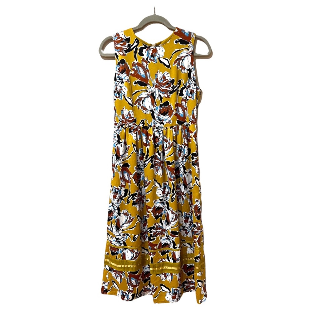Chelsea28 Floral Print Sleeveless Midi Dress (S) - Picture 6 of 13